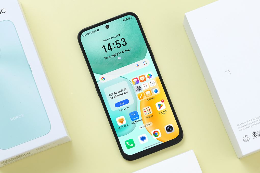 Điện thoại HONOR X6c 6GB/256GB Màu Đen