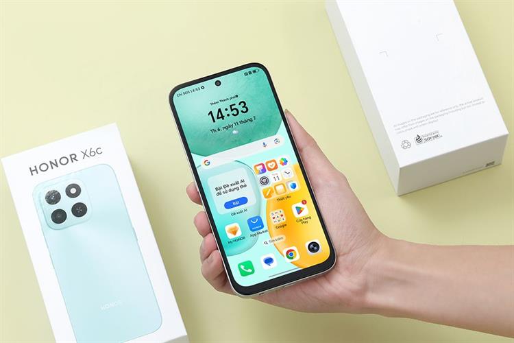 Điện thoại HONOR X6c 6GB/256GB Màu Trắng