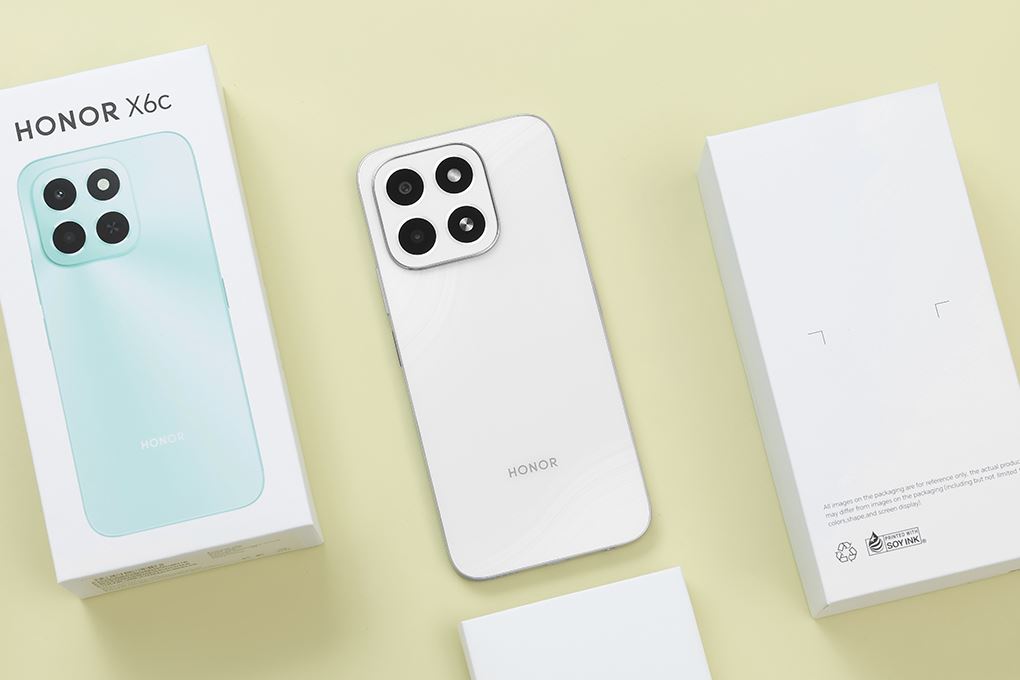 Điện thoại HONOR X6c 6GB/256GB Màu Trắng