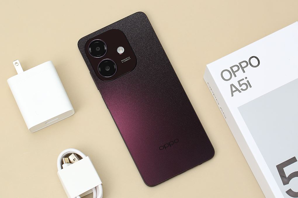 Điện thoại OPPO A5i 4GB/128GB Màu Đỏ