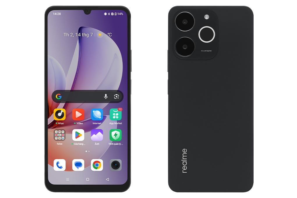 Điện thoại realme Note 70 4GB/64GB Màu Đen