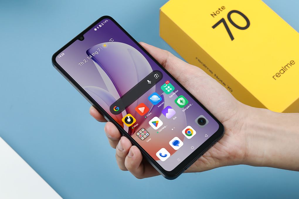 Điện thoại realme Note 70 4GB/64GB Màu Đen