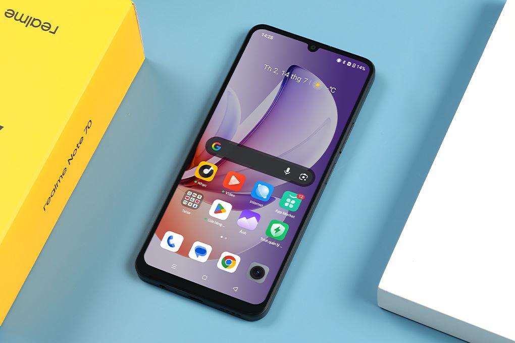 Điện thoại realme Note 70 4GB/64GB Màu Đen