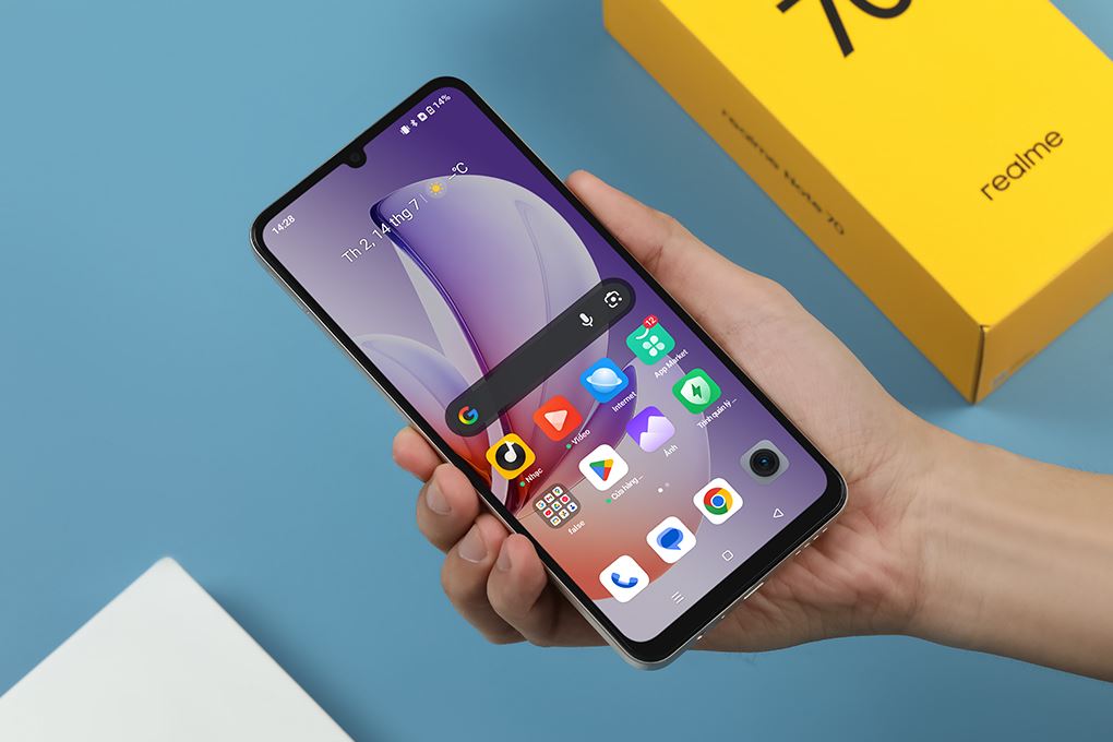 Điện thoại realme Note 70 4GB/128GB Màu Vàng