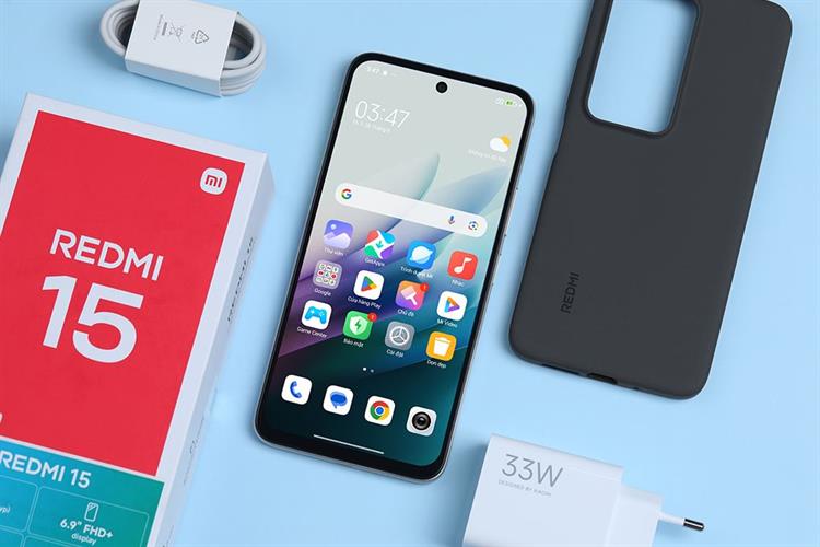 Điện thoại Xiaomi Redmi 15 6GB/128GB Màu Xám