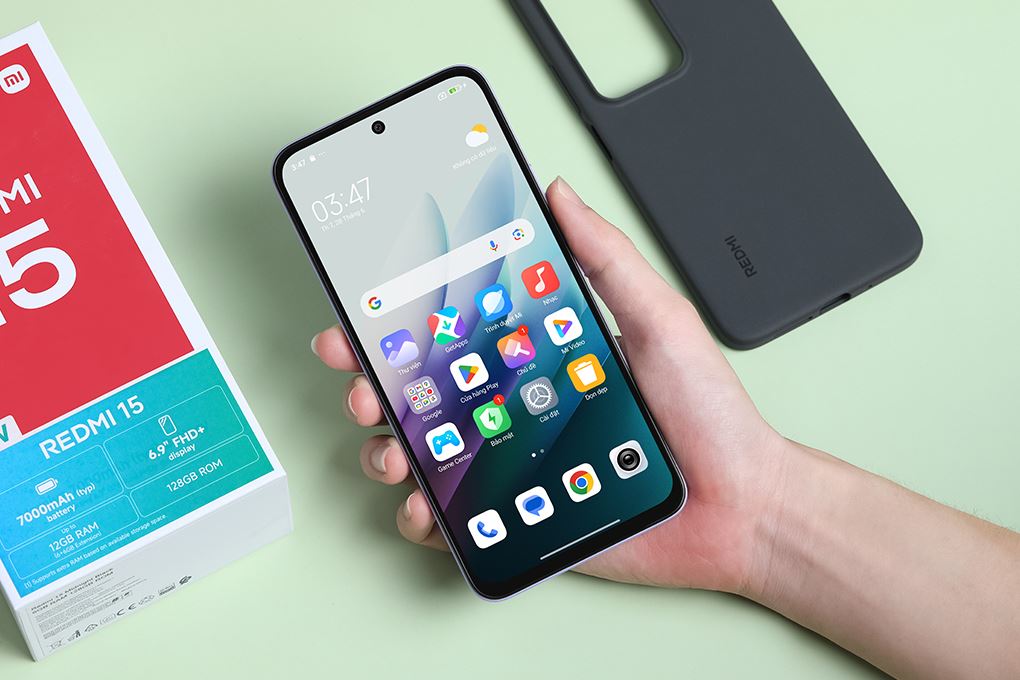 Điện thoại Xiaomi Redmi 15 6GB/128GB Màu Tím