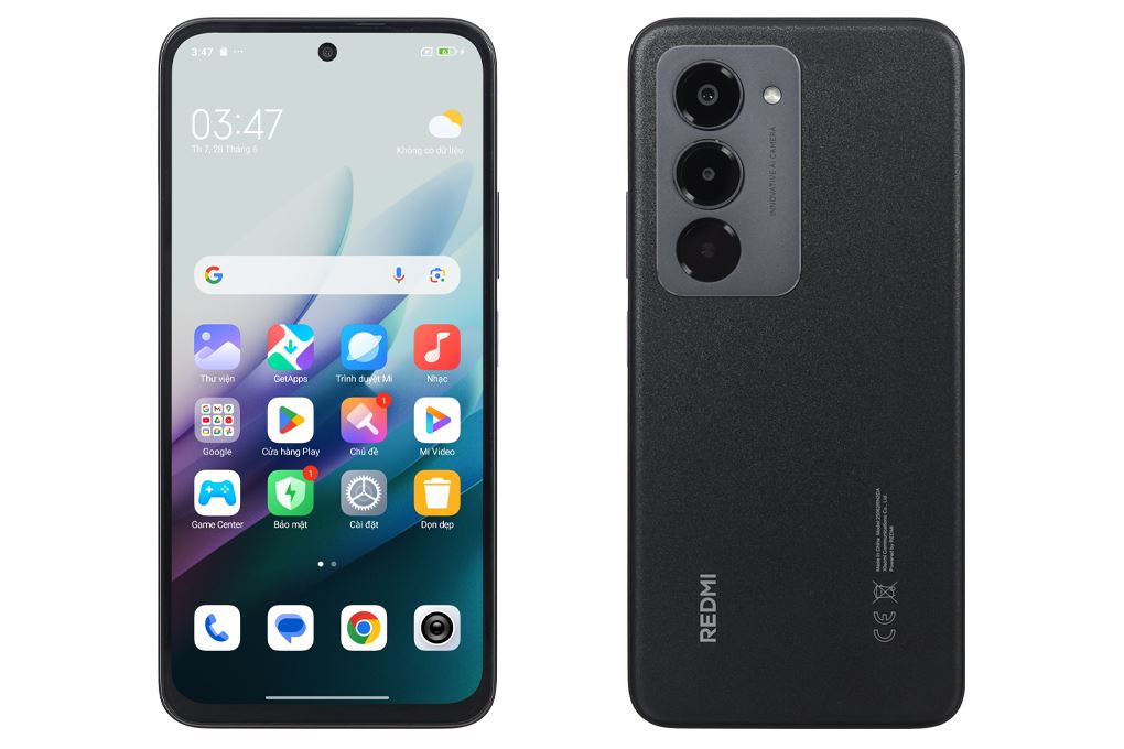 Điện thoại Xiaomi Redmi 15 8GB/128GB Màu Đen