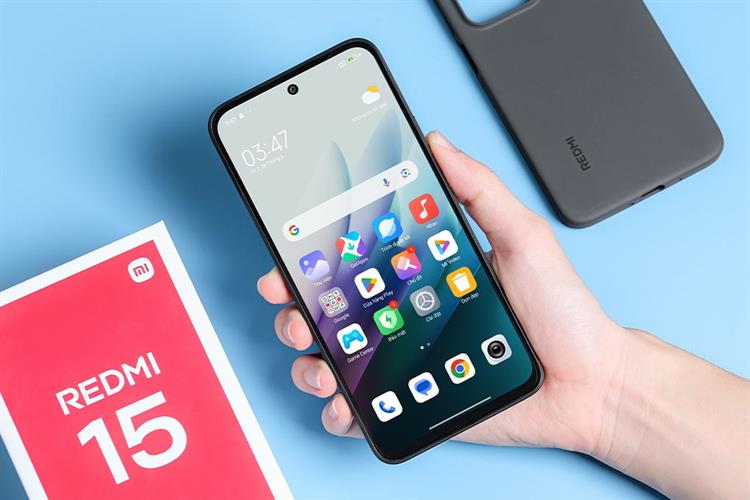 Điện thoại Xiaomi Redmi 15 8GB/128GB Màu Đen