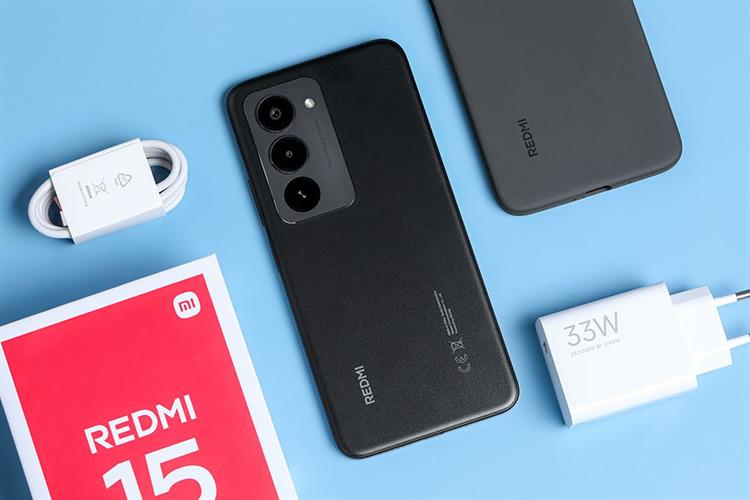 Điện thoại Xiaomi Redmi 15 8GB/128GB Màu Đen