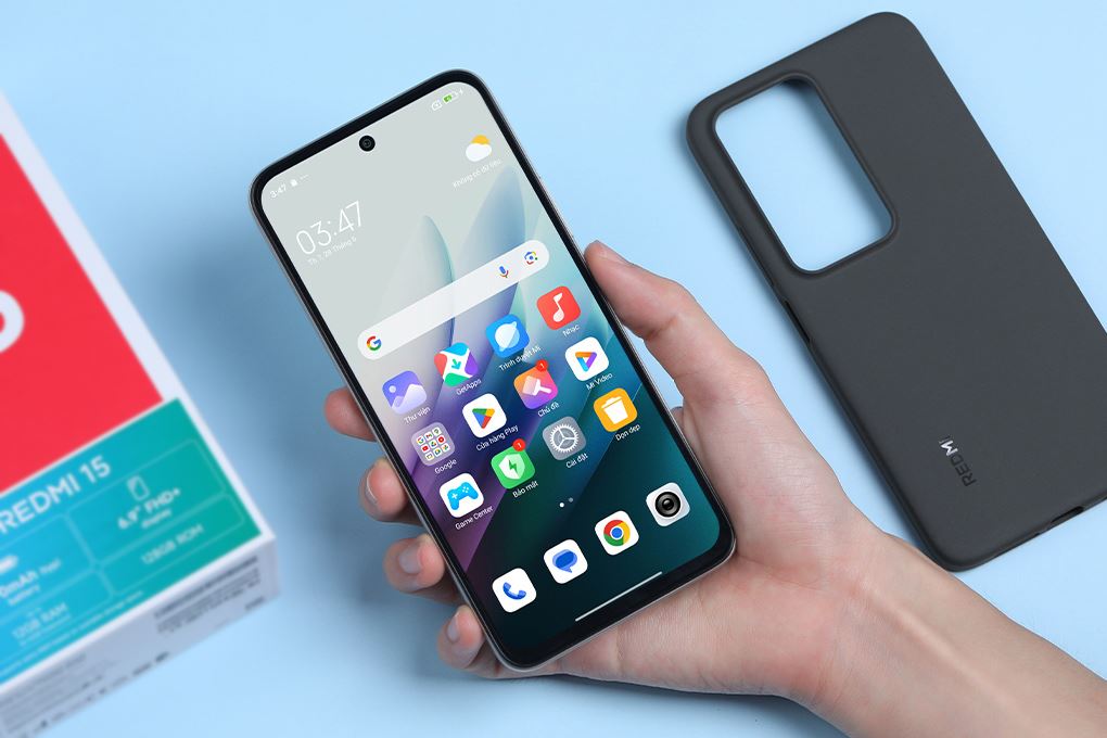 Điện thoại Xiaomi Redmi 15 8GB/128GB Màu Xám