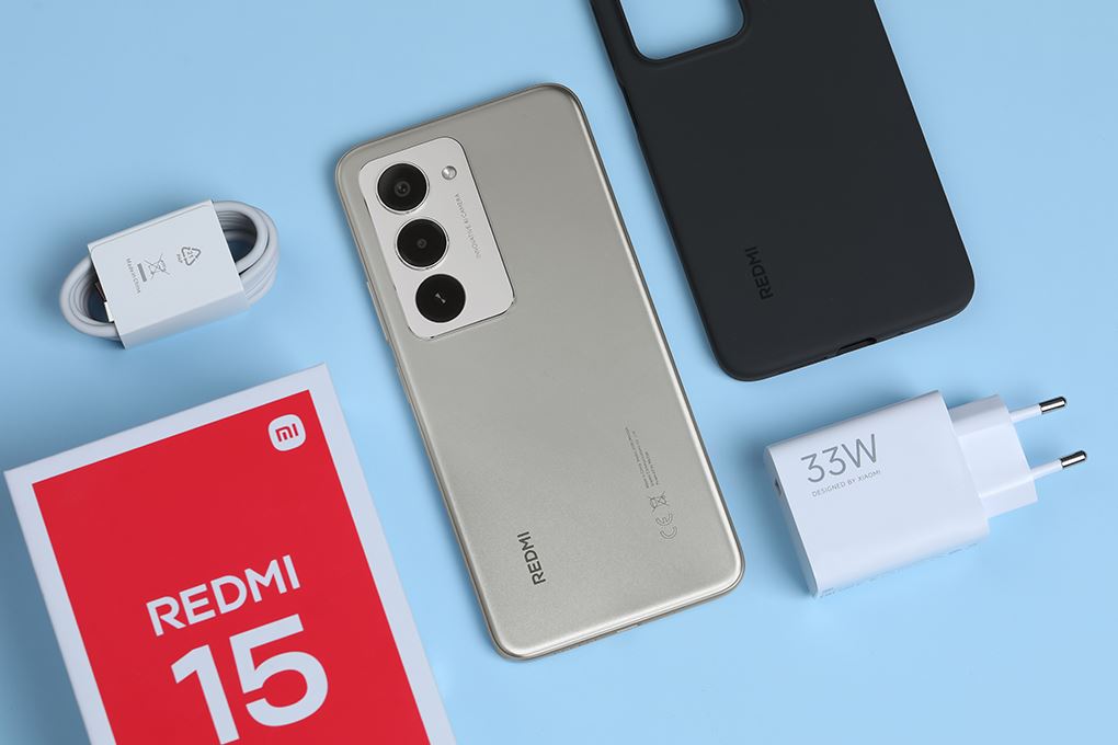 Điện thoại Xiaomi Redmi 15 8GB/128GB Màu Xám