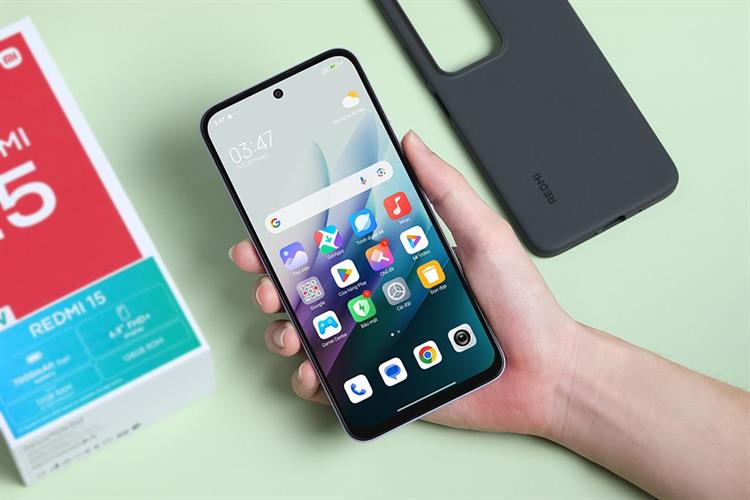 Điện thoại Xiaomi Redmi 15 8GB/128GB Màu Tím