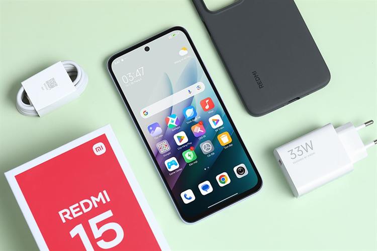 Điện thoại Xiaomi Redmi 15 8GB/128GB Màu Tím