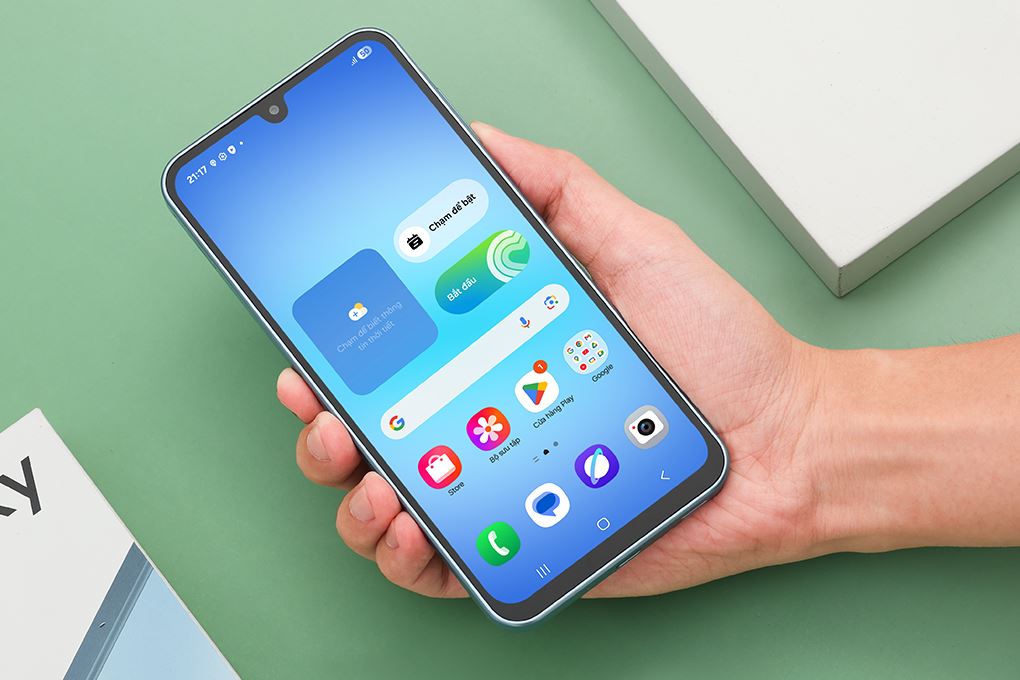 Điện thoại Samsung Galaxy A17 4GB/128GB Màu Xanh nhạt
