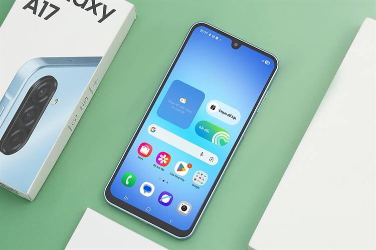 Điện thoại Samsung Galaxy A17 8GB/128GB Màu Xanh nhạt