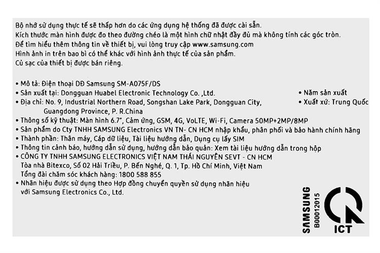 Điện thoại Samsung Galaxy A07 4GB/64GB Màu Xanh lá