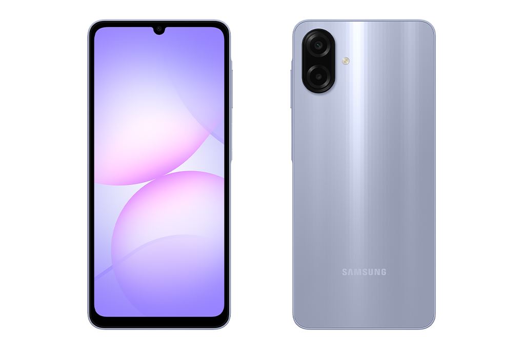 Điện thoại Samsung Galaxy A07 6GB/128GB Màu Tím nhạt