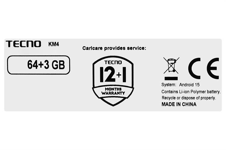 Điện thoại Tecno Spark Go 2 3GB/64GB Màu Xám