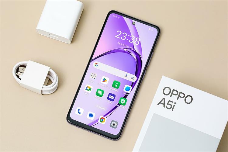 Điện thoại OPPO A5i 6GB/128GB Màu Tím