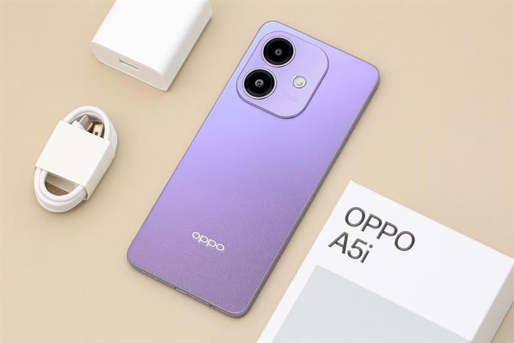 Điện thoại OPPO A5i 6GB/128GB Màu Tím
