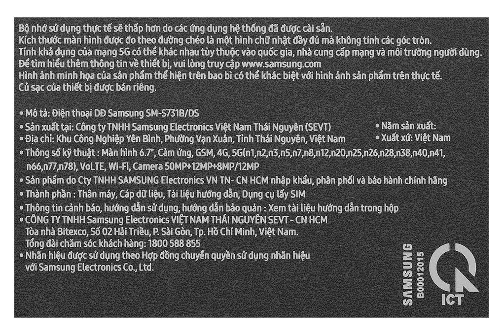Điện thoại Samsung Galaxy S25 FE 5G 8GB/128GB Màu Trắng