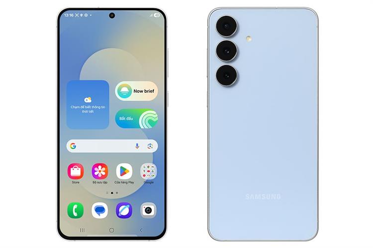 Điện thoại Samsung Galaxy S25 FE 5G 8GB/512GB Đen/Xanh Nhạt Màu Xanh dương nhạt