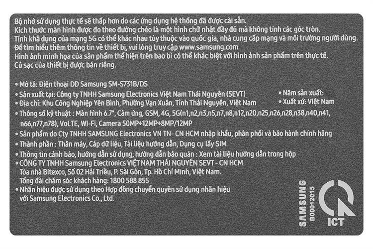 Điện thoại Samsung Galaxy S25 FE 5G 8GB/256GB Màu Đen