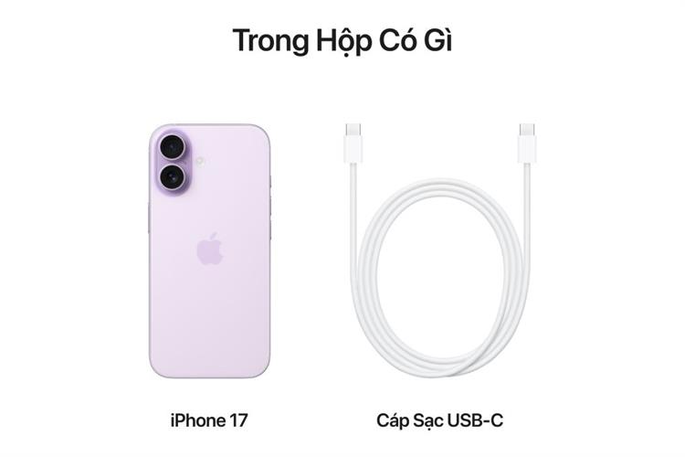 Điện thoại iPhone 17 256GB Màu Tím Oải Hương