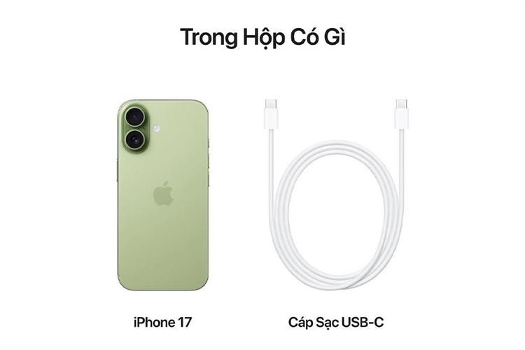 Điện thoại iPhone 17 256GB Màu Xanh Lá Xô Thơm