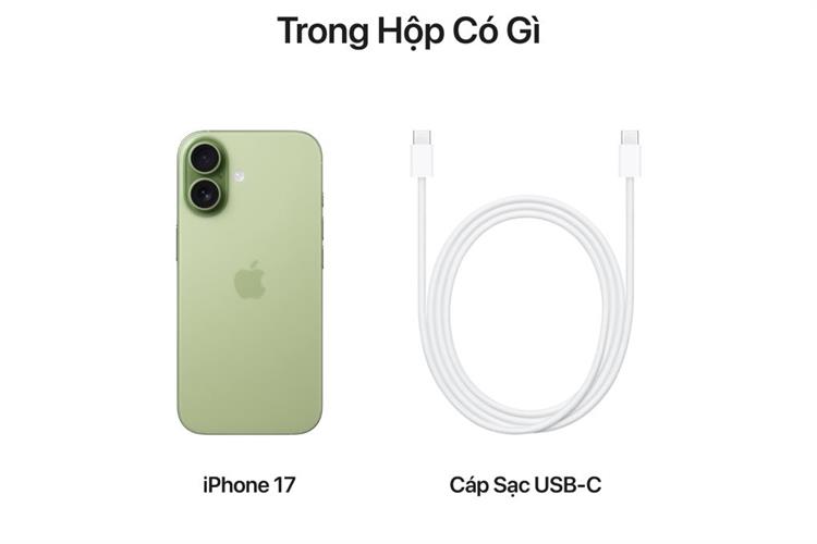 Điện thoại iPhone 17 512GB Màu Xanh Lá Xô Thơm