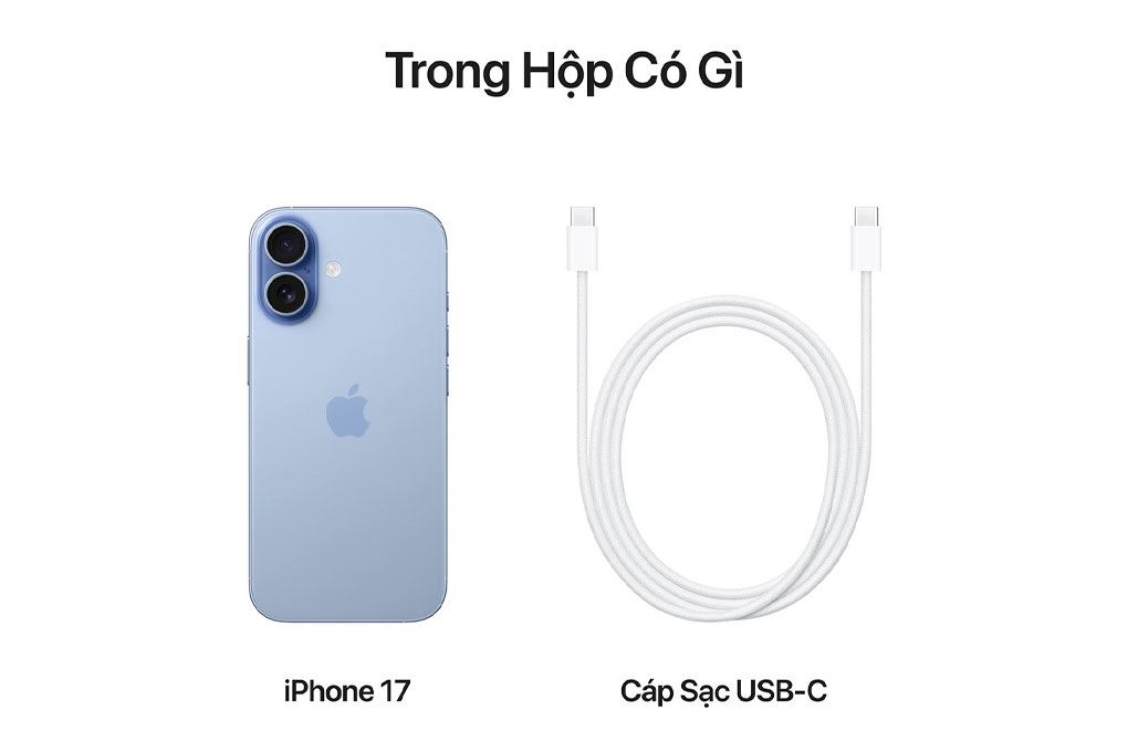 Điện thoại iPhone 17 512GB Màu Xanh Lam Khói