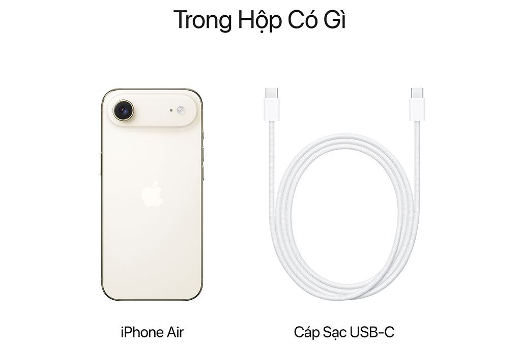 Điện thoại iPhone Air 256GB Vàng nhạt - 7