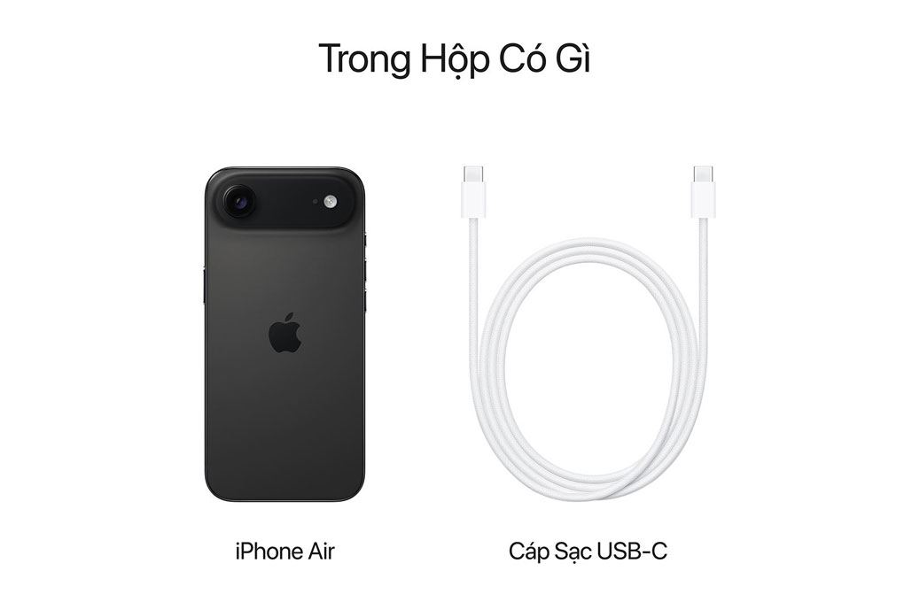 Điện thoại iPhone Air 512GB Màu Đen Không Gian
