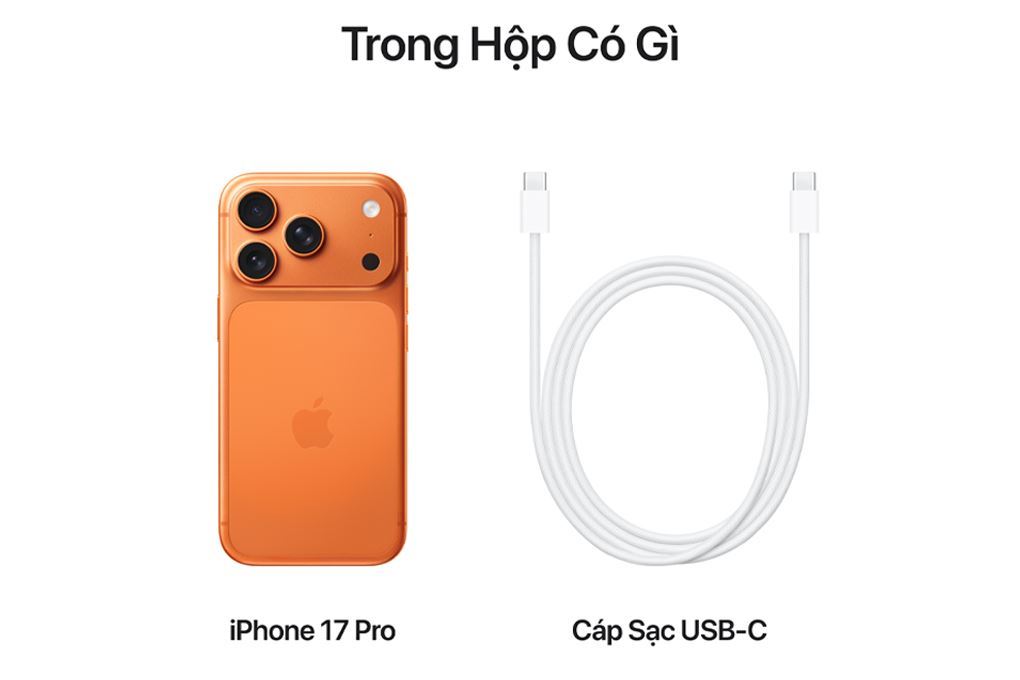 Điện thoại iPhone 17 Pro 256GB Màu Cam Vũ Trụ