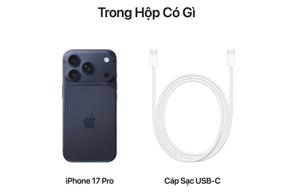Điện thoại iPhone 17 Pro 512GB Màu Xanh đậm