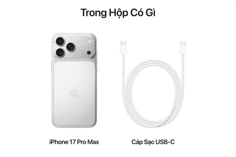 Điện thoại iPhone 17 Pro Max 256GB Màu Bạc