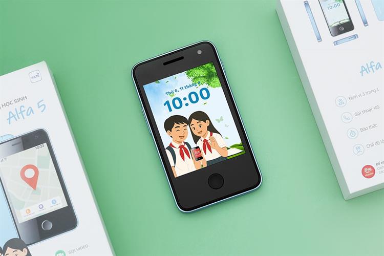 Điện thoại định vị trẻ em Masstel Alfa 5 Màu Xanh Dương