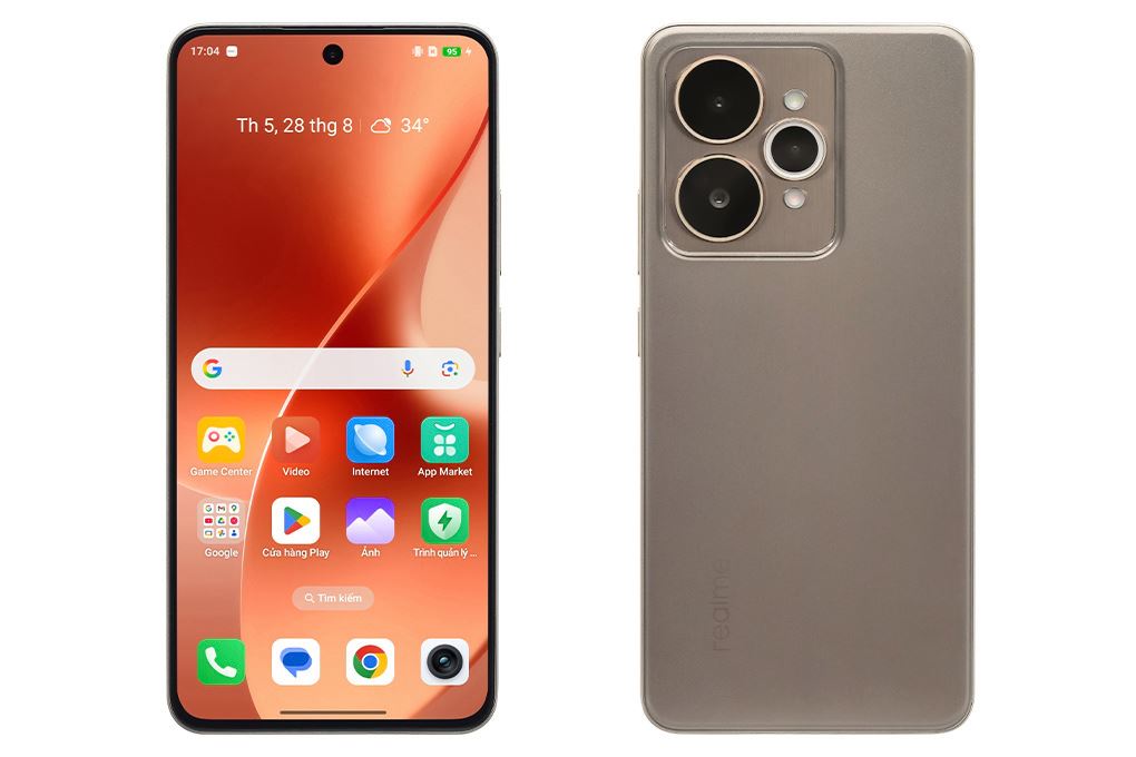 Điện thoại realme 15 5G 12GB/256GB Xám
