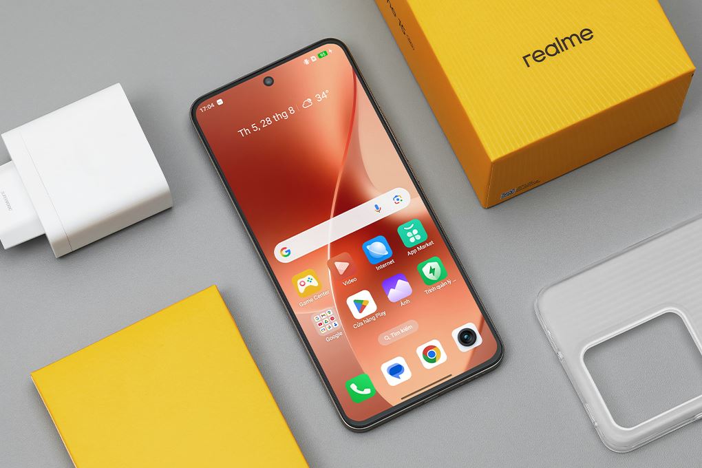 Điện thoại realme 15 5G 12GB/256GB Xám - 4