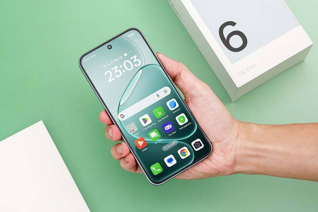 Điện thoại OPPO A6 Pro 8GB/128GB Màu Titan xanh
