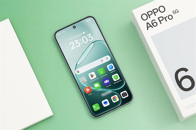Điện thoại OPPO A6 Pro 8GB/128GB Màu Titan xanh
