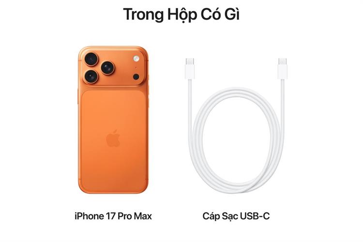 Điện thoại iPhone 17 Pro Max 2TB Màu Cam Vũ Trụ