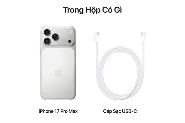 Điện thoại iPhone 17 Pro Max 2TB Màu Bạc