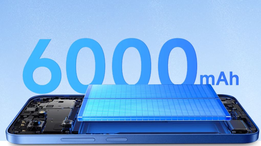 Xiaomi Redmi 15C trang bị pin 6000 mAh bền bỉ, cho thời gian dùng hơn 2 ngày và đủ năng lượng cho mọi nhu cầu học tập, làm việc hay giải trí Xiaomi Redmi 15C trang bị pin 6000 mAh bền bỉ, cho thời gian dùng hơn 2 ngày và đủ năng lượng cho mọi nhu cầu học tập, làm việc hay giải trí