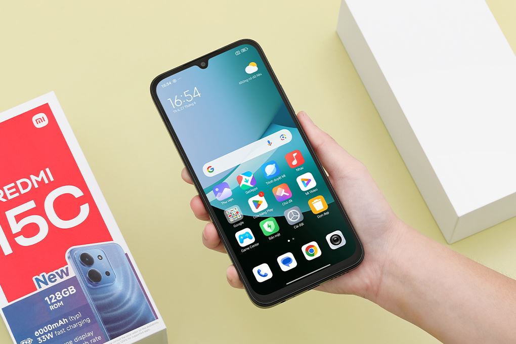 Điện thoại Xiaomi Redmi 15C 4GB/128GB Đen - 12