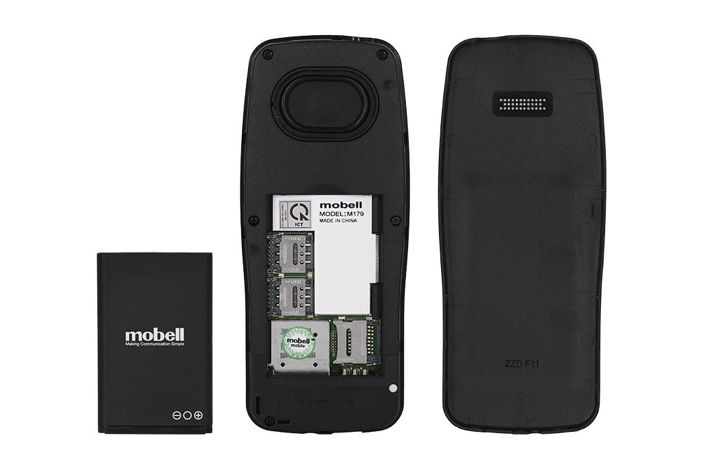 Điện thoại Mobell M179 Màu Đen