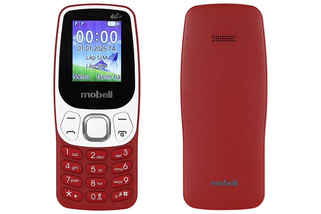 Điện thoại Mobell M179 Màu Đỏ