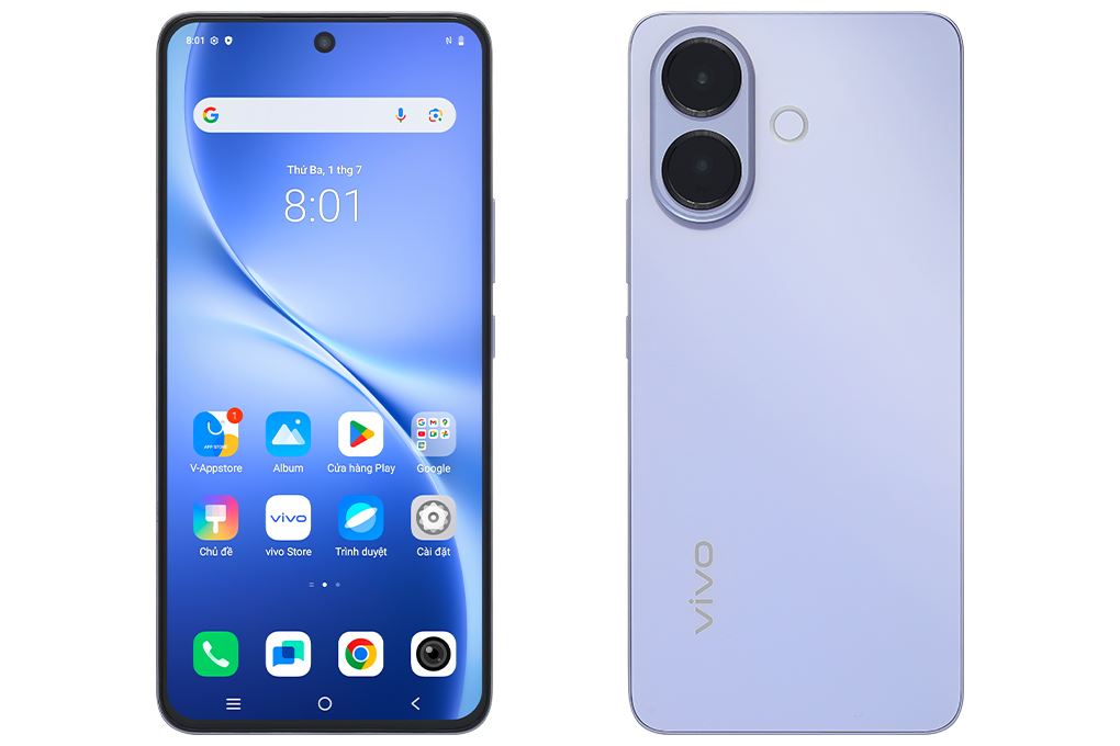 Điện thoại vivo V60 Lite 5G 8GB/256GB Màu Xanh Dương