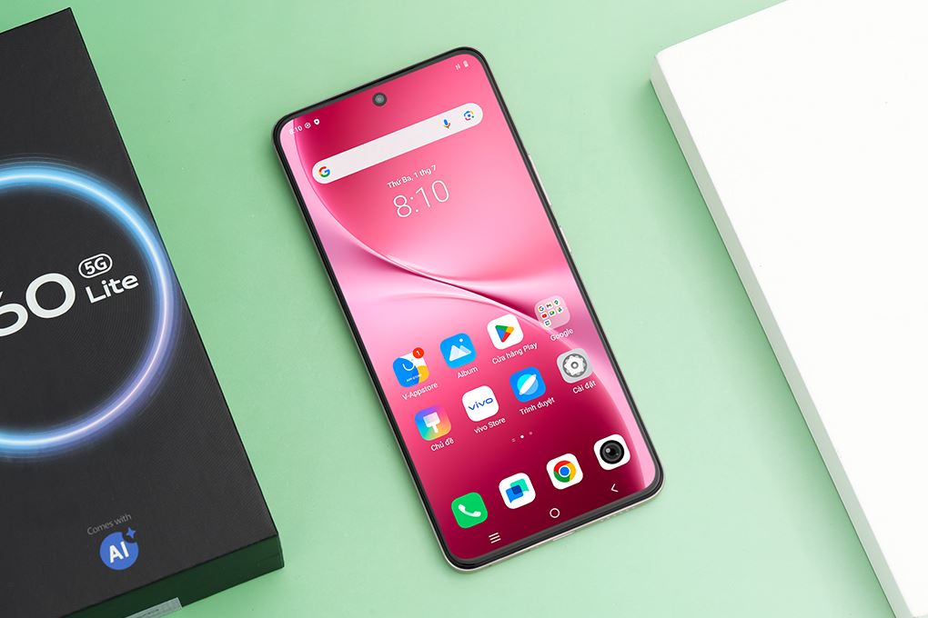 Điện thoại vivo V60 Lite 5G 12GB/512GB Hồng - 4