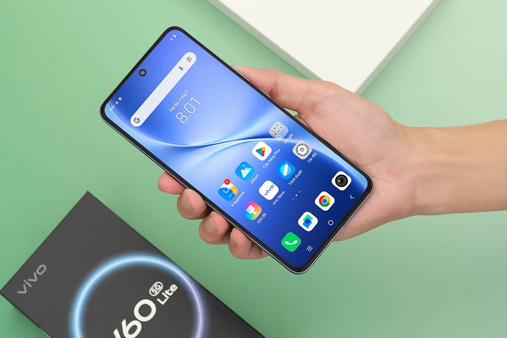 Điện thoại vivo V60 Lite 5G 12GB/512GB Màu Xanh Dương